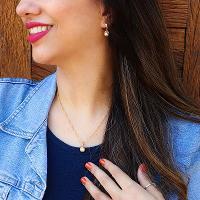 Kit Conjunto Semijoia Com Pérola Banhado a Ouro 18K - 3