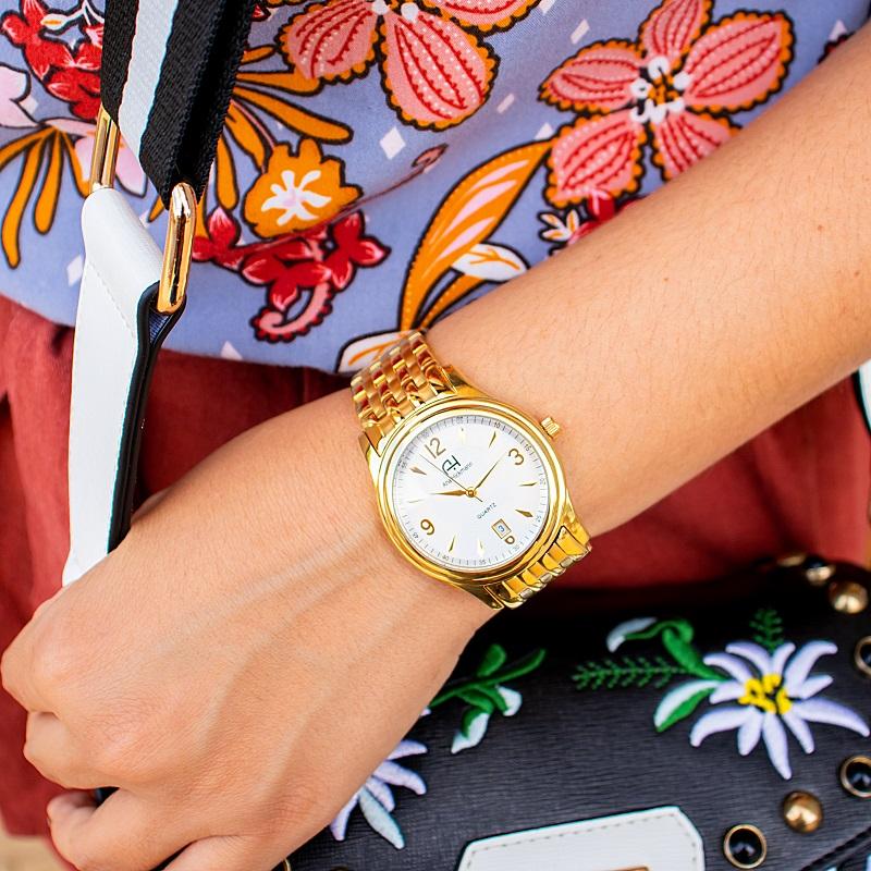 Relógio Champion Ana Hickmann Analógico Dourado AH28508H Kit Colar e Brincos - 2