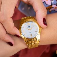 Relógio Champion Ana Hickmann Analógico Dourado AH28508H Kit Colar e Brincos - 3