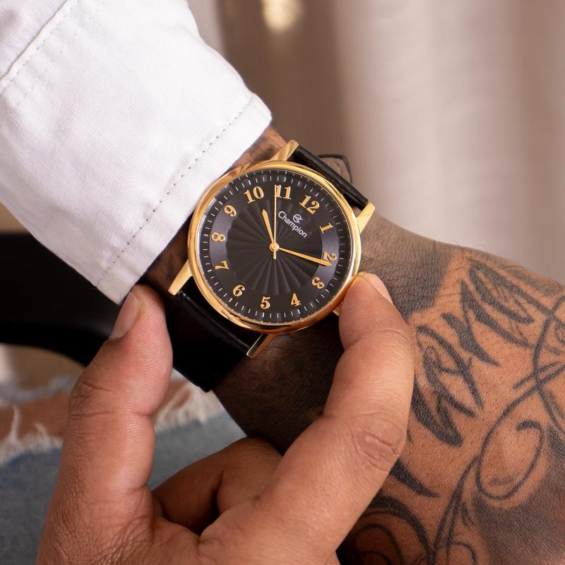 Relógio Masculino Champion Analógico Couro CN20560P - 4