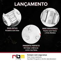 Kit Relógio Feminino Champion Digital Prata Colar e Brincos CH40086T - 2