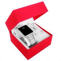 Kit Relógio Feminino Champion Digital Prata Colar e Brincos CH40086T - 7