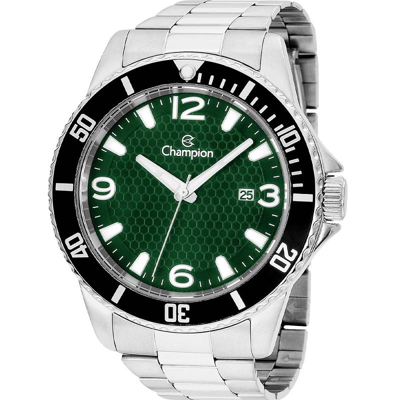 Relógio Masculino Champion Analógico Prata Calendário CA31515G - 1