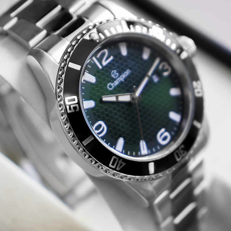 Relógio Masculino Champion Analógico Prata Calendário CA31515G - 7