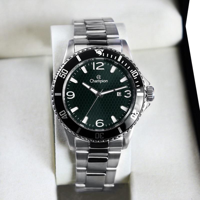 Relógio Masculino Champion Analógico Prata Calendário CA31515G - 9