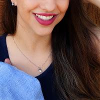 Kit Conjunto Semijoias Colar e Brincos Ponto de Luz com Zirconia - 3