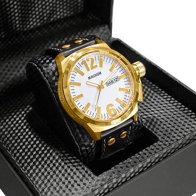 Relógio Masculino Magnum Couro Prova D´Agua MA31524B