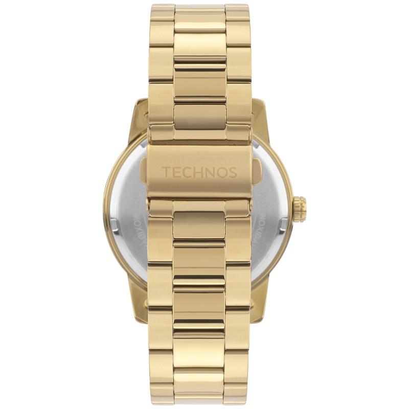 Relógio Masculino Technos Analógico Dourado Militar 2115NAR/1A Calendário - 9
