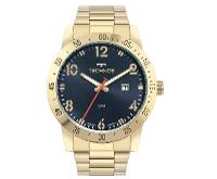 Relógio Masculino Technos Analógico Dourado Militar 2115NAR/1A Calendário - 1
