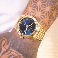 Relógio Masculino Technos Analógico Dourado Militar 2115NAR/1A Calendário - 3