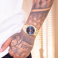 Relógio Masculino Technos Analógico Dourado Militar 2115NAR/1A Calendário