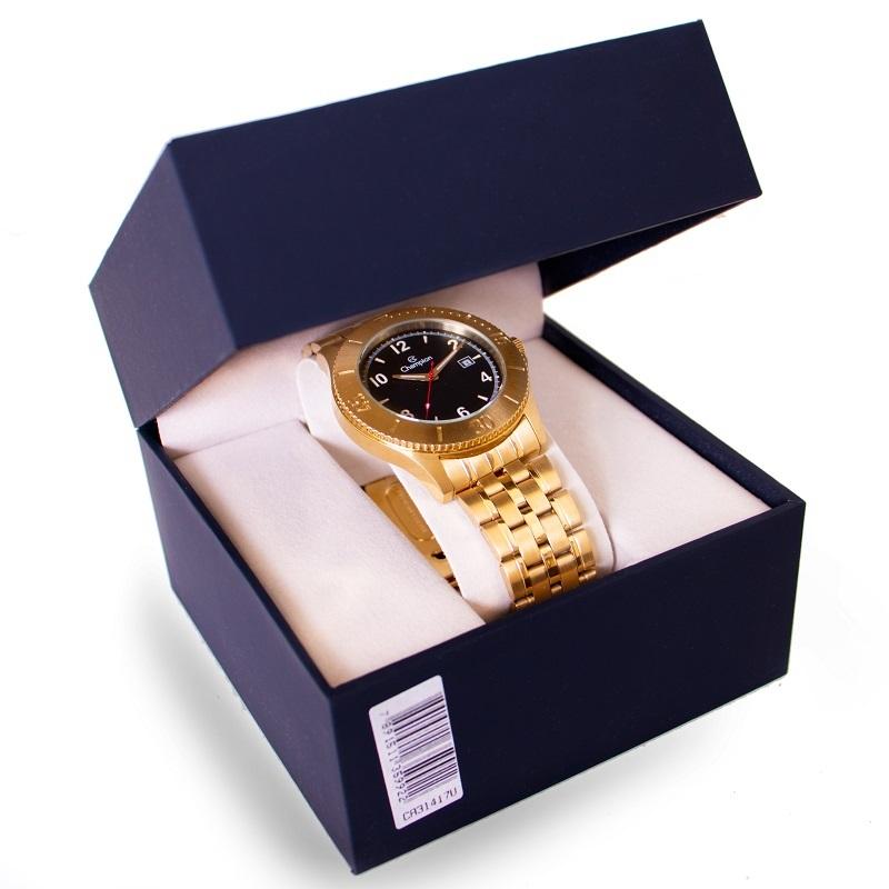 Relógio Masculino Champion Analógico Dourado Calendário CA31417U - 5