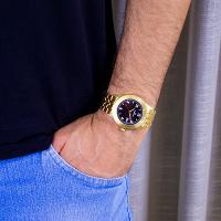 Relógio Masculino Champion Analógico Dourado Calendário CA31417U - 2