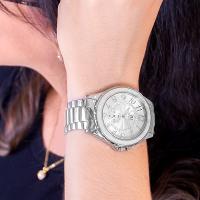 Kit Relógio Feminino Champion Ana Hickmann Prata Analógico AH28679Q A Prova D'Água