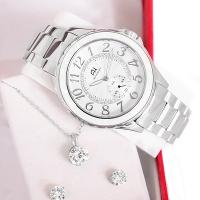 Kit Relógio Feminino Champion Ana Hickmann Prata Analógico AH28679Q A Prova D'Água - 5