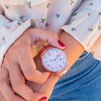 Kit Relógio Feminino Champion Ana Hickmann Analógico Rosé AH28651Z A Prova D'Água - 3