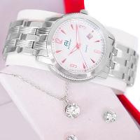 Kit Relógio Feminino Champion Ana Hickmann Prata Aço AH28697S A Prova D'Água - 5