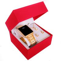 Relógio Feminino Champion Digital Dourado CH40086V Colar e Brincos - 7