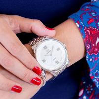 Kit Relógio Feminino Champion Ana Hickmann Analógico Prata AH28919Q A Prova D'Àgua - 3