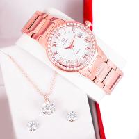 Kit Relógio Feminino Champion Ana Hickmann Rosé Analógico AH28562Z Cristais - 5