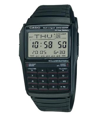 Relógio Masculino Casio Calculadora Data Bank Preto DBC-32-1ADF