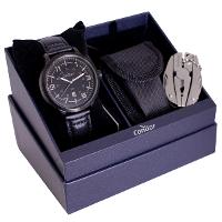 Relógio Masculino Condor Analógico Preto CO2115MYU/K5P + Kit - 1