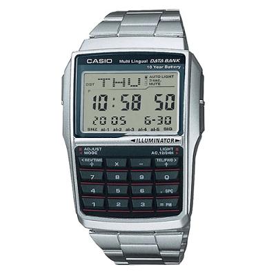 Relógio de Pulso Casio Masculino Data Bank Calculadora DBC-32D-1ADF