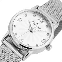 Relógio Feminino Champion Texturizado Mini Prata CF24091Q + Colar e Brincos - 7
