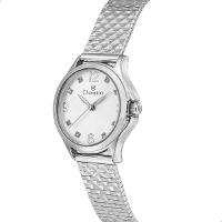 Relógio Feminino Champion Analógico Prata Pequeno CF24117Q + Colar e Brincos - 7