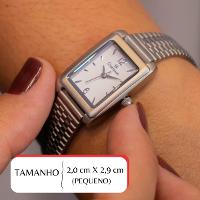 Relógio Feminino Champion Prata Pequeno CF24028Q + Colar e Brincos - 2