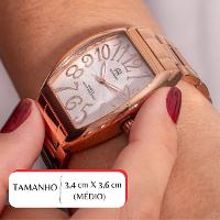 Relógio Champion Ana Hickmann Analógico Aço Rosé AH20079Z Kit Colar e Brincos - 2