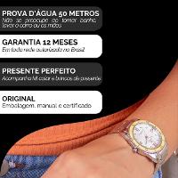 Relógio Champion Ana Hickmann Analógico Aço Prata AH28491S Kit Colar e Brincos - 3