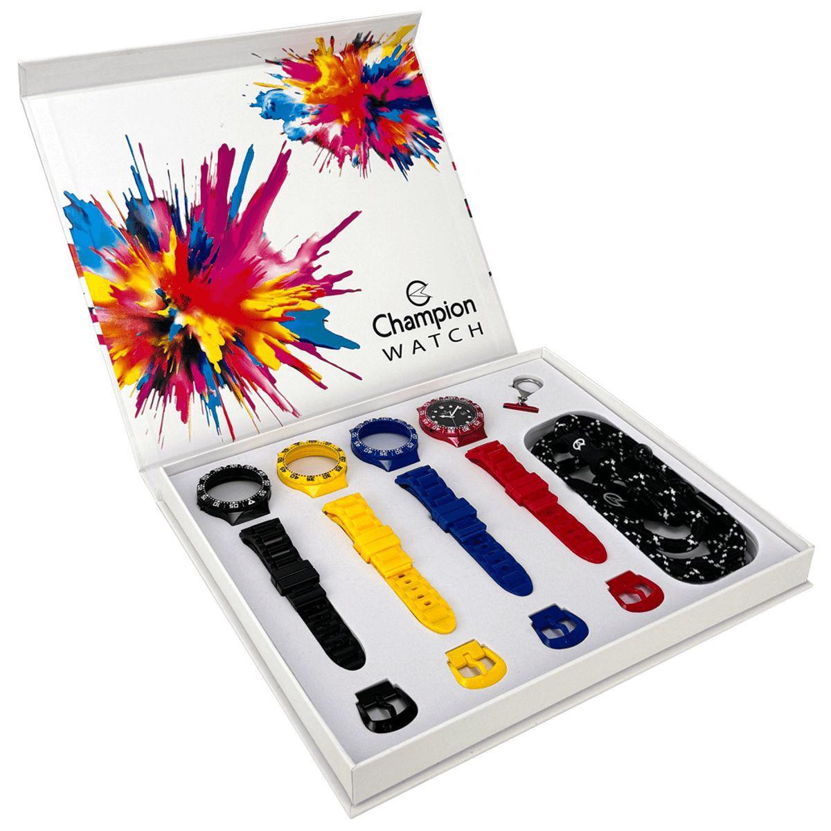 Relógio Champion Troca Pulseiras CP31901Q Prova D'Água 100m - 4