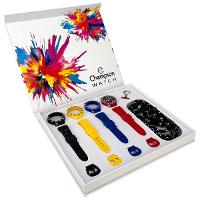 Relógio Champion Troca Pulseiras CP31901Q Prova D'Água 100m