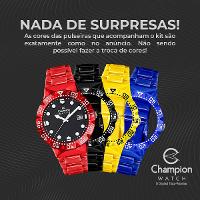 Relógio Champion Troca Pulseiras CP31901Q Prova D'Água 100m - 5