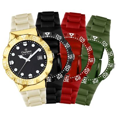 Relógio Champion Troca Pulseiras CP31901N Prova D'Água 100m