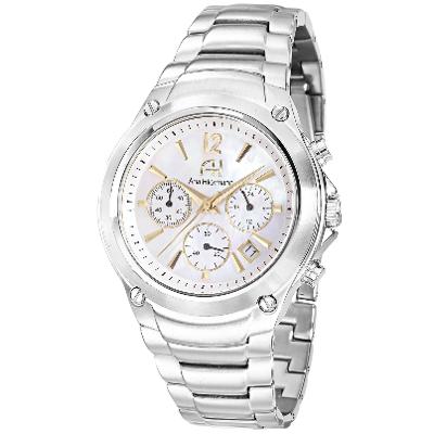 Relógio Champion Ana Hickmann Feminino Prata Cronógrafo AH30228Q Kit Colar e Brincos