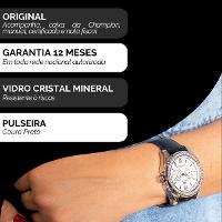 Relógio Feminino Champion Ana Hickmann Couro AH30219Q Colar e Brincos - 3