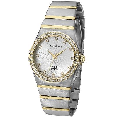 Relógio Champion Ana Hickmann Analógico Bicolor AH28188S Kit Colar e Brincos