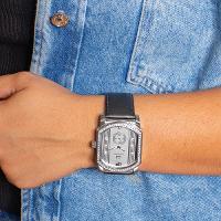 Relógio Feminino Champion Ana Hickmann Couro Cristais AH20177Q Colar e Brincos - 5