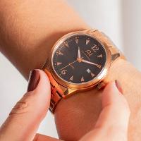 Relógio Champion  Ana Hickmann Analógico Rosé AH29043P Kit Colar e Brincos - 6