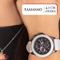 Relógio Feminino Champion Ana Hickmann Silicone AH30059P Colar e Brincos - 2