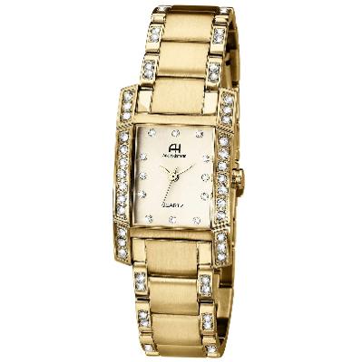 Relógio de Pulso Champion Ana Hickmann Feminino Dourado AH28044H Kit Colar e Brincos