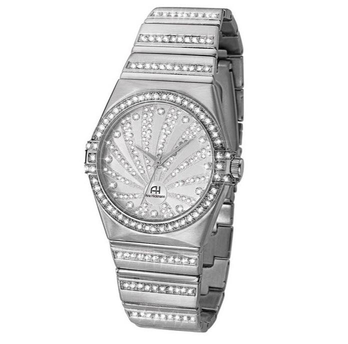 Relógio Feminino Champion Ana Hickmann Prata AH28455Q Colar e Brincos - 1