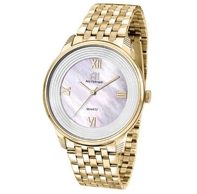 Kit Relógio Feminino Champion Ana Hickmann Analógico Dourado AH28919H A Prova D'Água