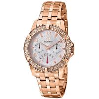 Relógio de Pulso Feminino Ana Hickmann Rosé AH30255Z Colar e Brincos - 1