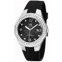 Relogio Feminino Champion Ana Hickmann Couro Preto Social Cristais AH20033T - 1