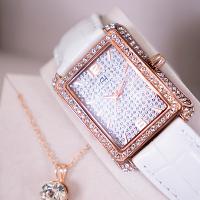 Relógio Feminino Champion Ana Hickmann Analógico Couro AH28428S Kit Colar e Brincos - 4