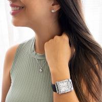 Relógio Feminino Champion Ana Hickmann Quadrado AH20051Q Kit Colar e Brincos - 3