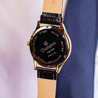 Relógio Masculino Champion Casual Couro Preto Social Luxo CN21443P - 5